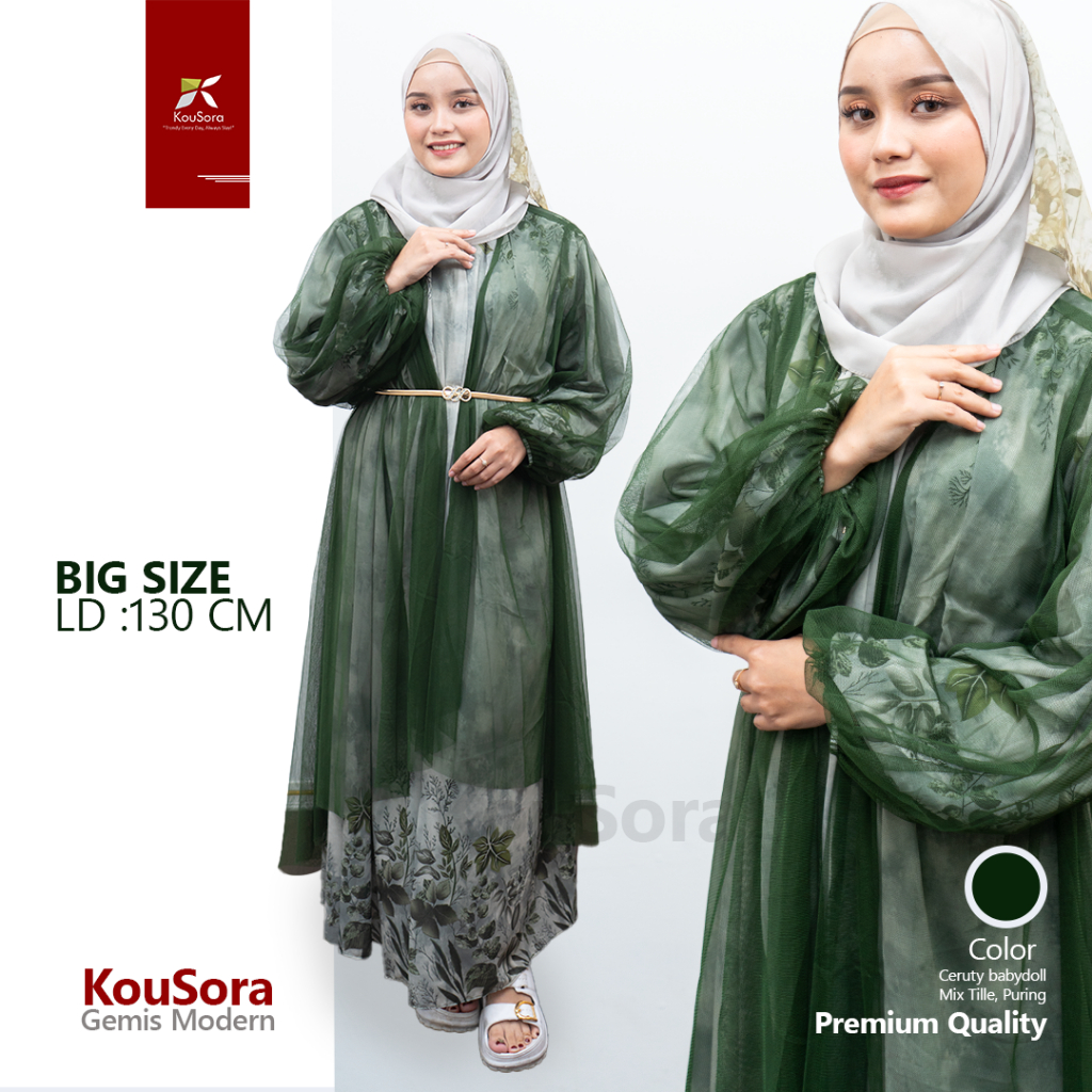 Jual VVV FASHION Gamis Raya Cantik Motif Kondangan JUMBO Lebaran Ceruty ...
