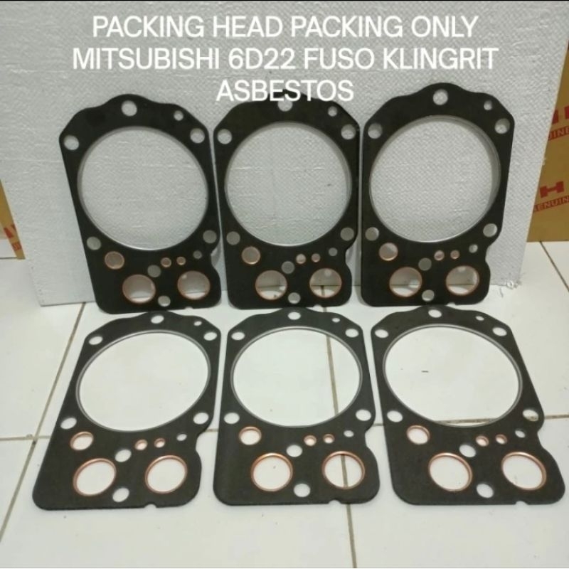 Jual PACKING HEAD PACKING ONLY MITSUBISHI 6D22 FUSO KLINGRIT ASBESTOS ...