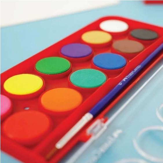 Jual Watercolour Paint Cake 24 Warna Faber Castel 125041- Water Colour ...