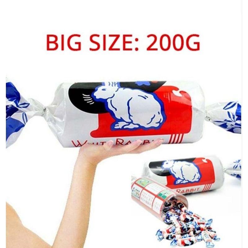 Jual White Rabbit Permen Susu 200 gr (KEMASAN JUMBO) | Shopee Indonesia