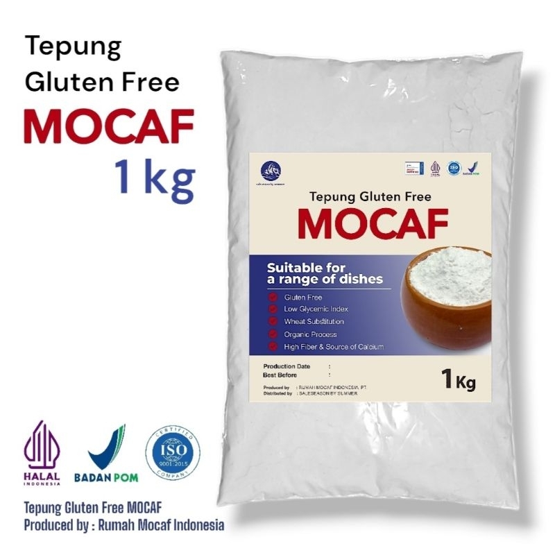 Jual Mocafine | Tepung MOCAF - 1 KG | gluten free | Shopee Indonesia