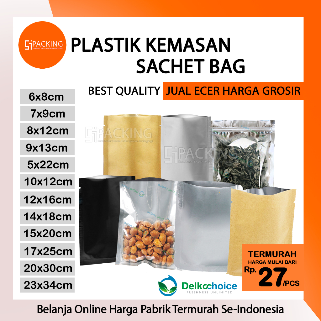 Jual Sachet Bag Plastik Kemasan Saset Aluminium Foil dan Metalizing ...