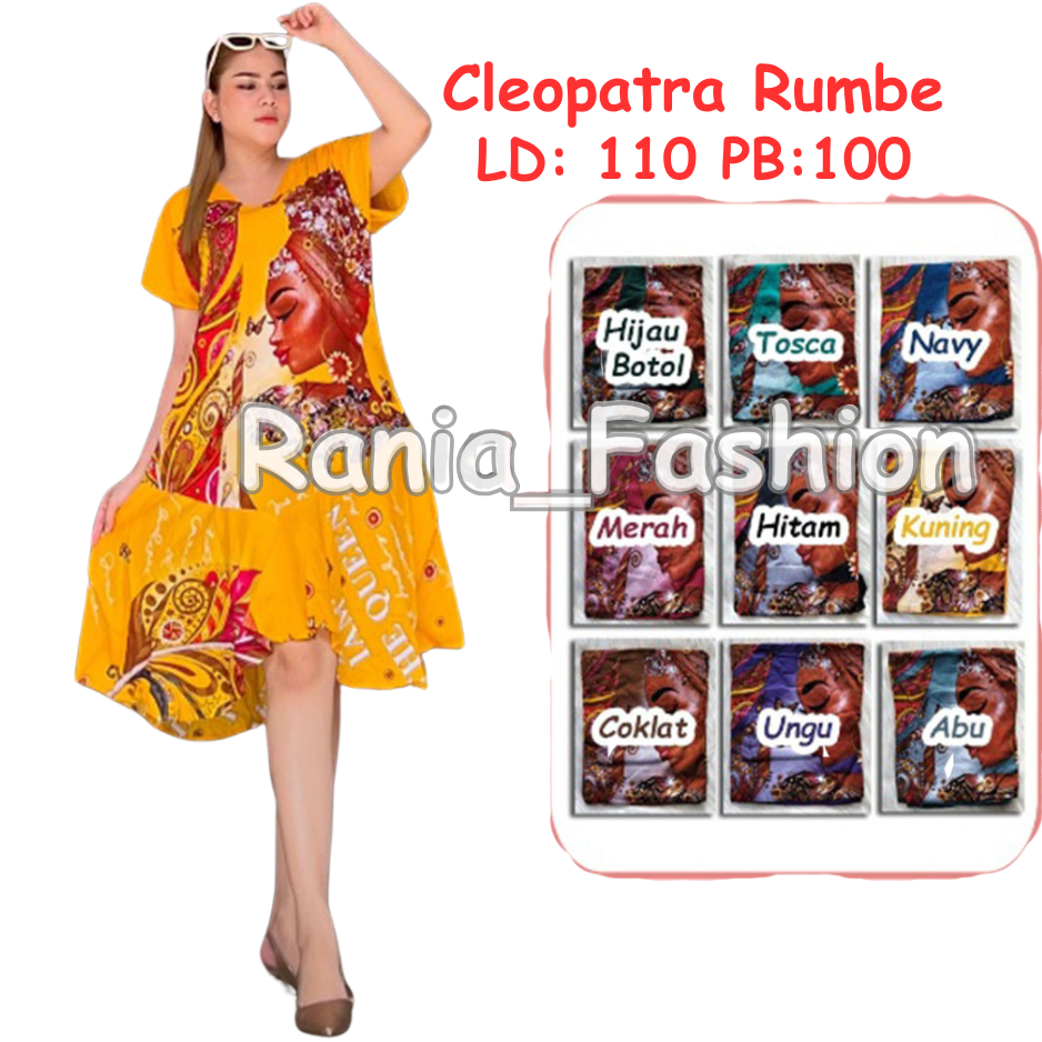 Jual Daster Rania Fashion motif RUMBE CLEOPATRA Viral Terbaru | Shopee ...