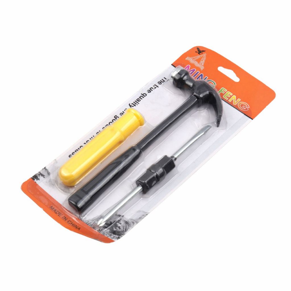 Jual Obeng + Palu 2pcs / Tool Kit Set Alat Pembuka Sekrup Penghancur ...