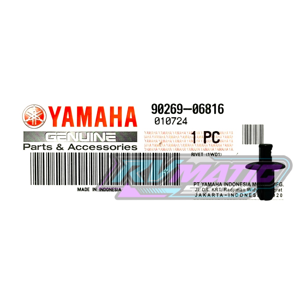 Jual BAUT KLIP BODY RIVET NMAX AEROX LEXI XMAX R15 GEAR 125 FREEGO ...