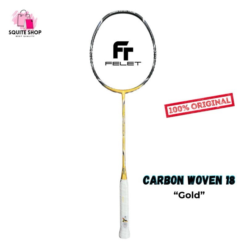 Jual RAKET FELET CARBON WOVEN 18 36lbs ORIGINAL BADMINTON | Shopee ...