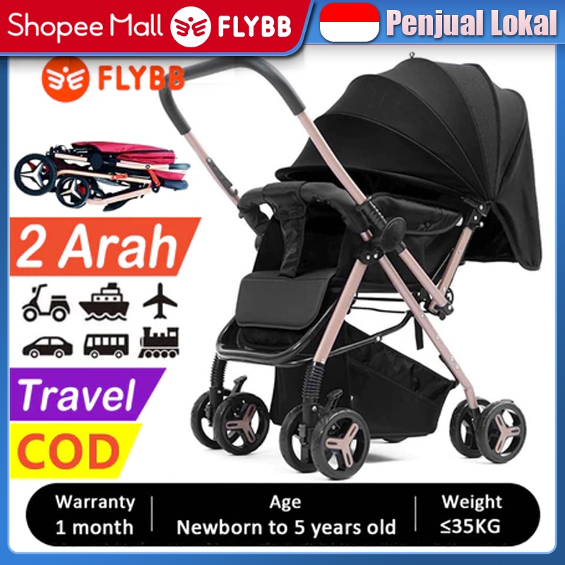 FLYBB Stroller Baby Lipat Travelling For Newborn Dorongan Bayi Stroller