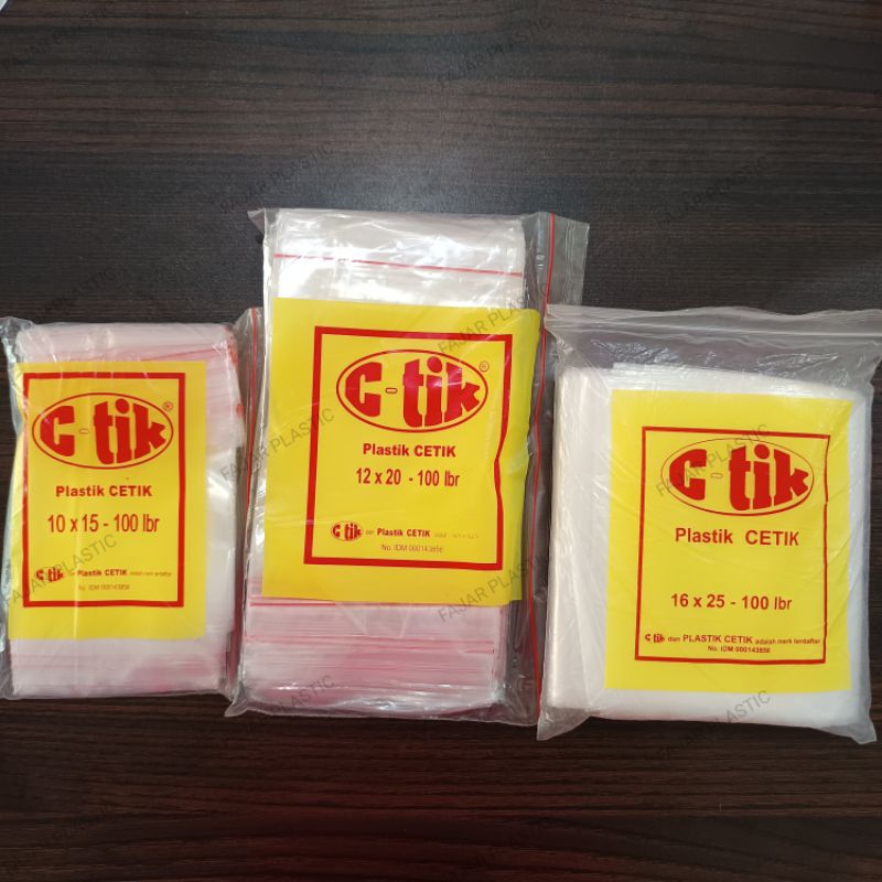 Jual Plastik Cetik - Plastik Klip Ctik - Plastik Ziplock - Plastik Obat ...
