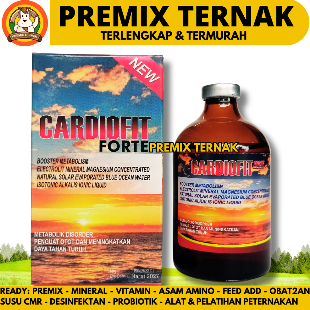 Jual CARDIOFIT FORTE 100ML - Obat Sapi Kambing Ambruk Penguat Otot ...