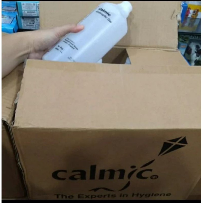 Jual handsanitizer jell calmic kemasan Refill 1 liter original | Shopee ...