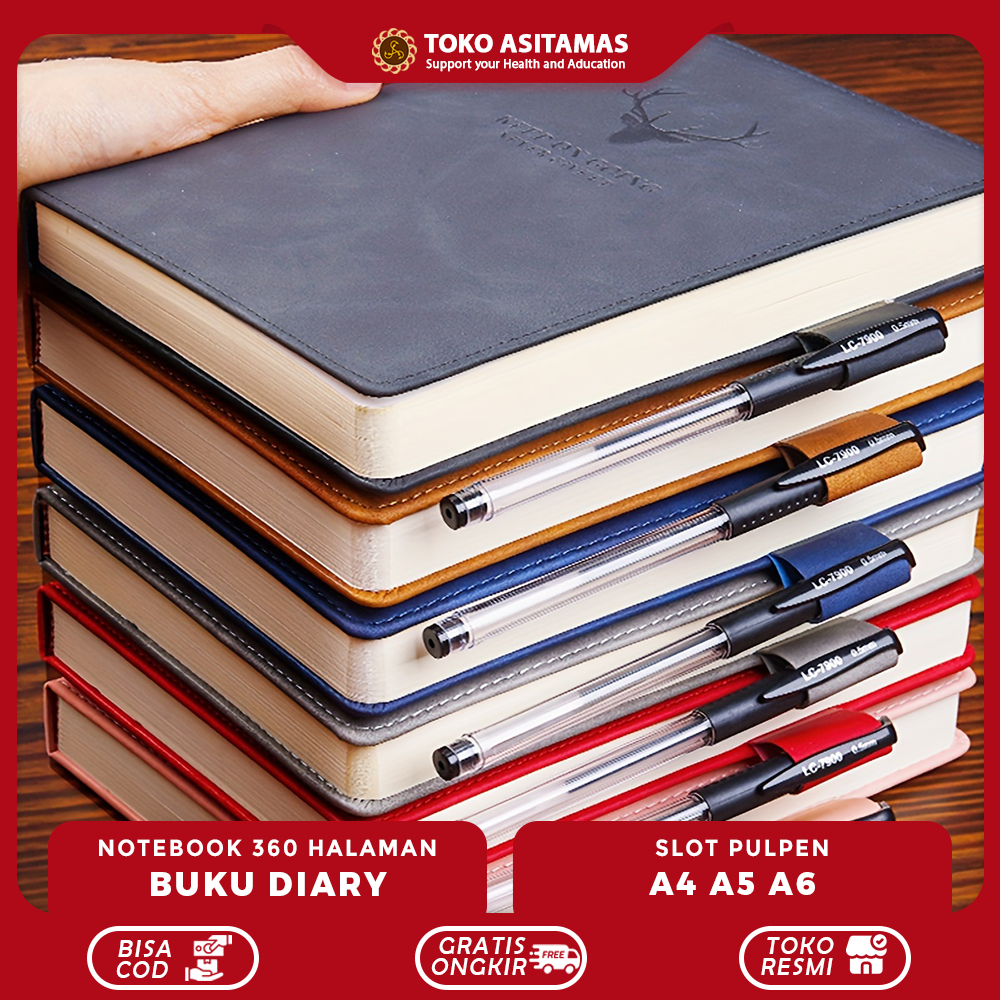 Jual Buku Agenda Catatan Kerja Notebook Planner 360 Halaman Jurnal A5 ...