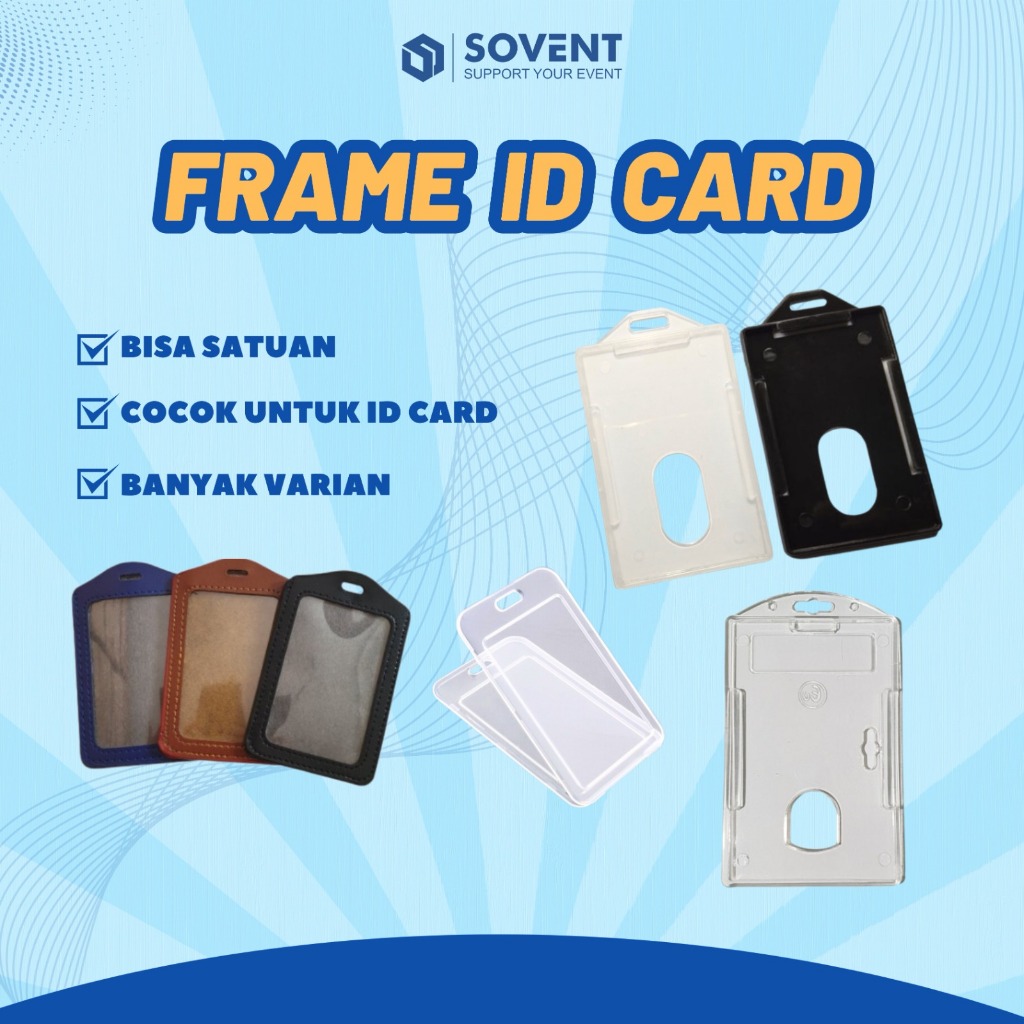Jual FRAME/HOLDER/CASE ID CARD (1MUKA/2MUKA) | Shopee Indonesia