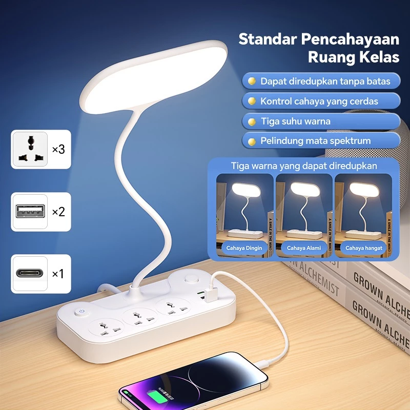 Lampu Meja 2-in-1