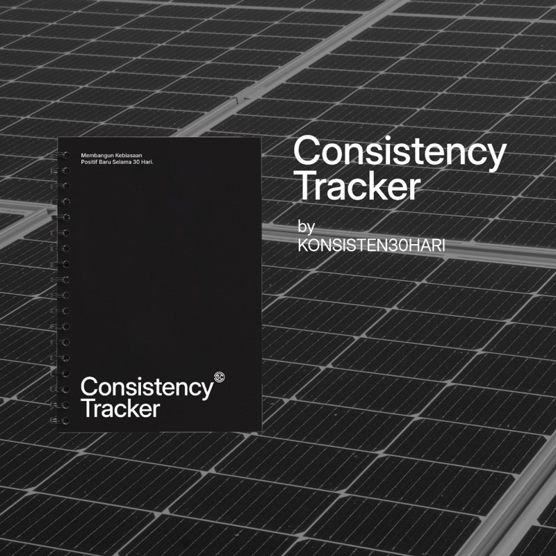 Jual Consistency Tracker By konsisten30hari - Buku Fisik - Habit ...