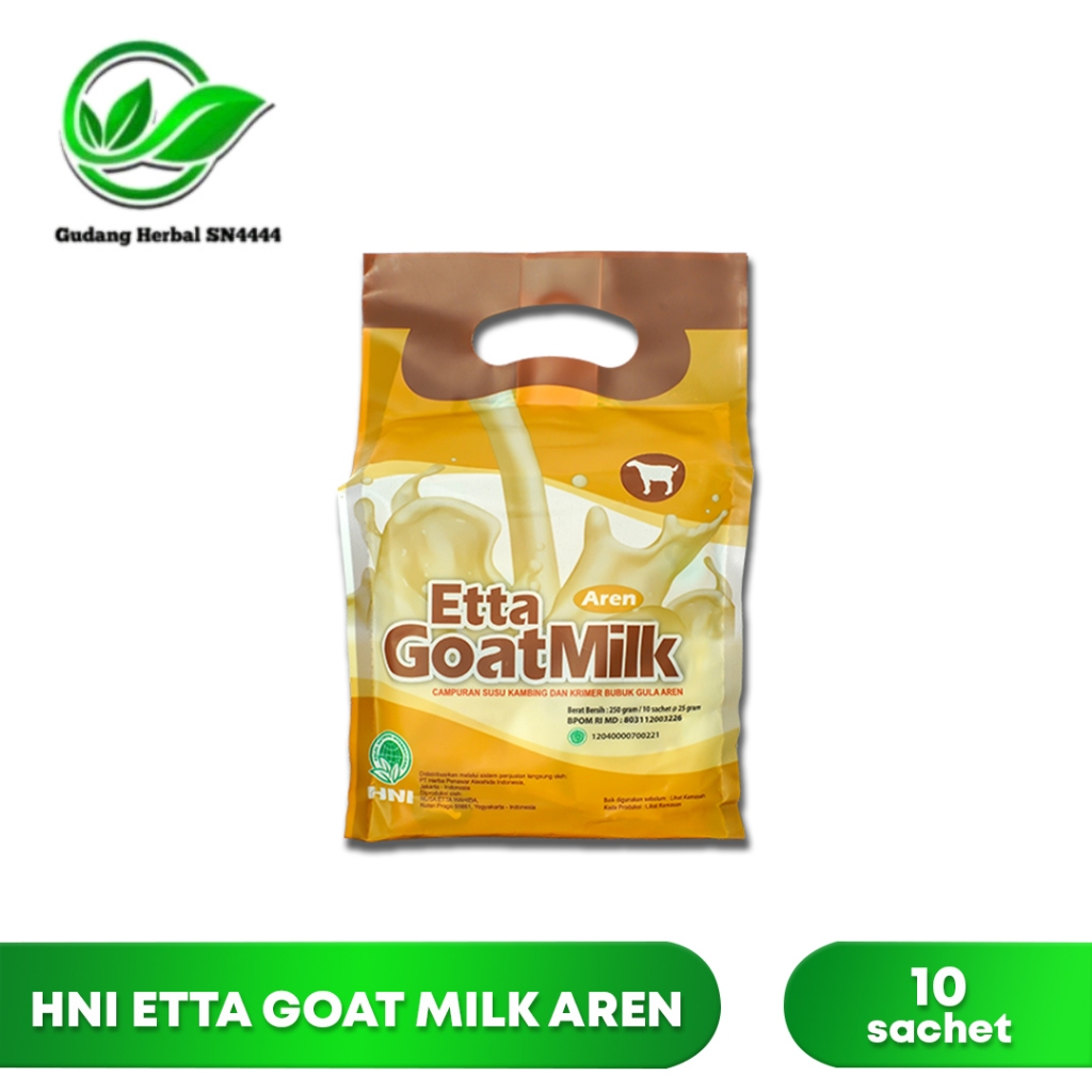 Jual HNI ETTA GOAT MILK AREN 10 Sachet Campuran Susu Kambing dan Krimer ...