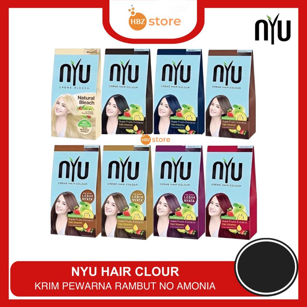 Jual NYU Pewarna Rambut / Creme Hair Colour Natural Tanpa AMONIA (BPOM ...