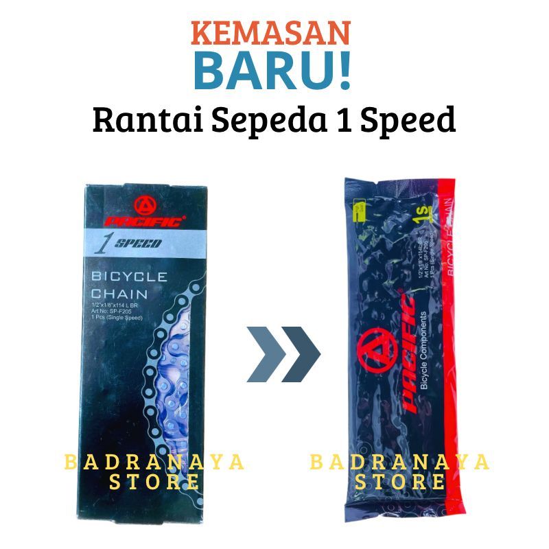 Jual Rantai Sepeda Single Speed Rante Untuk Semua Jenis 1 Speed ½” x 1/ ...