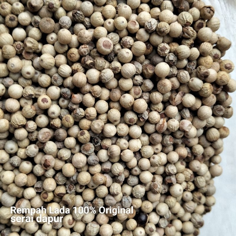 Jual Lada Putih Butir 1 kg / Merica Putih Biji Besar/ White Pepper ...