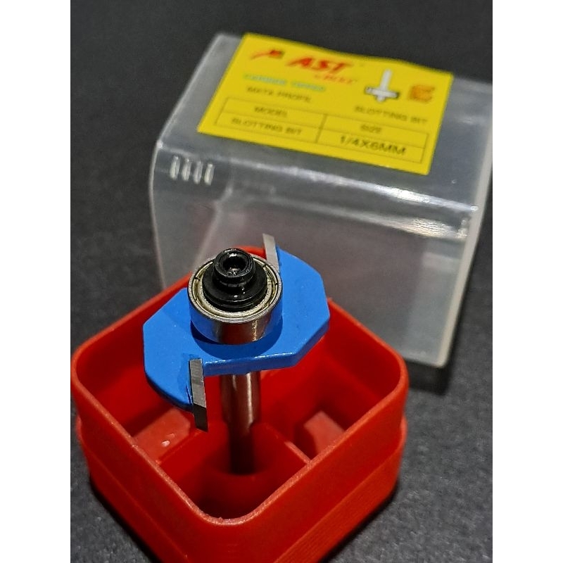 Jual AST Mata profil sloting bit ukuran 6mm untuk trimmer router ...