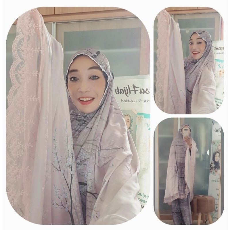 Jual mukena exclusive 5 in 1 romesa hijab by ervina sulaiman | Shopee ...