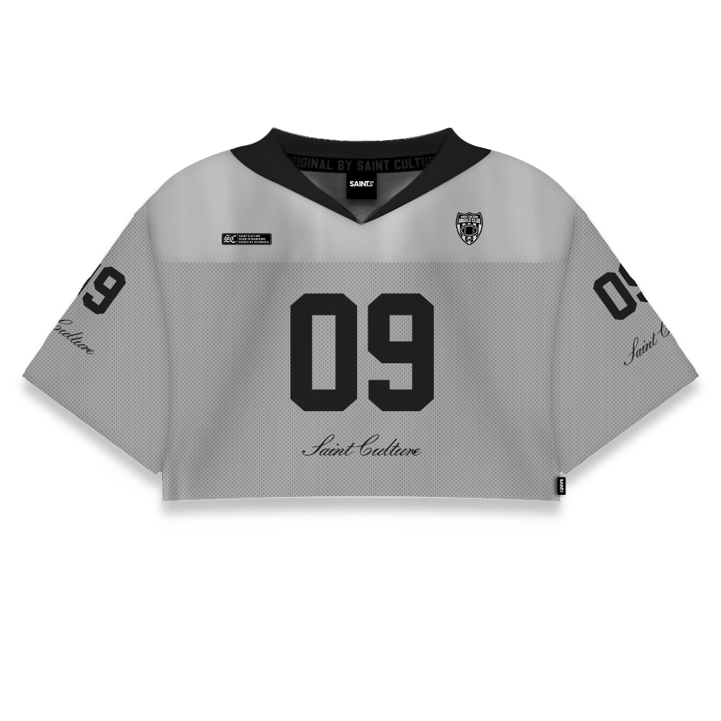 Jual Saint Culture / Silvery Crop Tee 09 / Crop Top Jersey Vintage ...