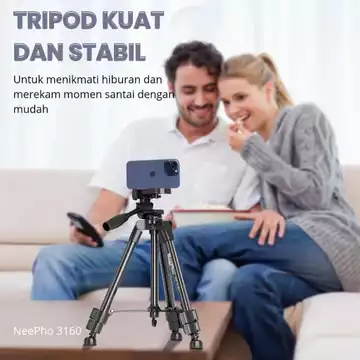 NeePho 3160 Tripod Sultan Multifungsi Photography Kamera Cellphone DSLR