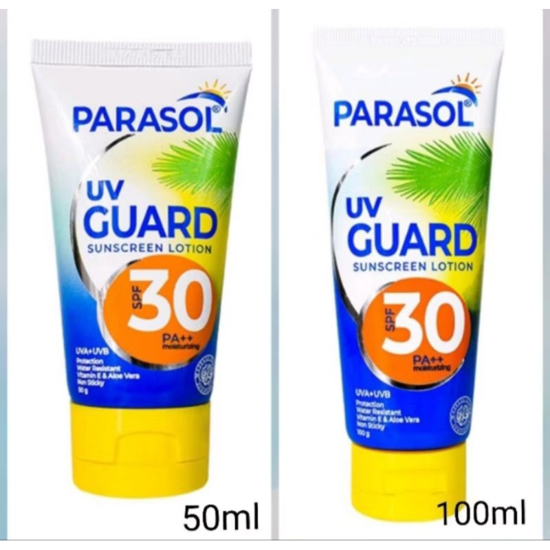 Jual PARASOL UV GUARD SUNSCREEN LOTION SPF 30 PA++ | Shopee Indonesia