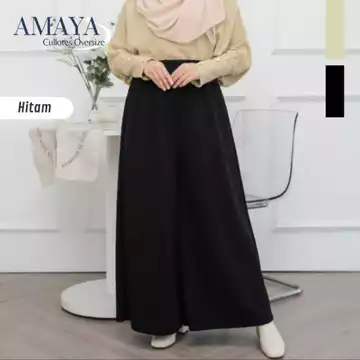 SYALNA Celana Kulot Jumbo Oversize Wanita Muslimah Cullotes