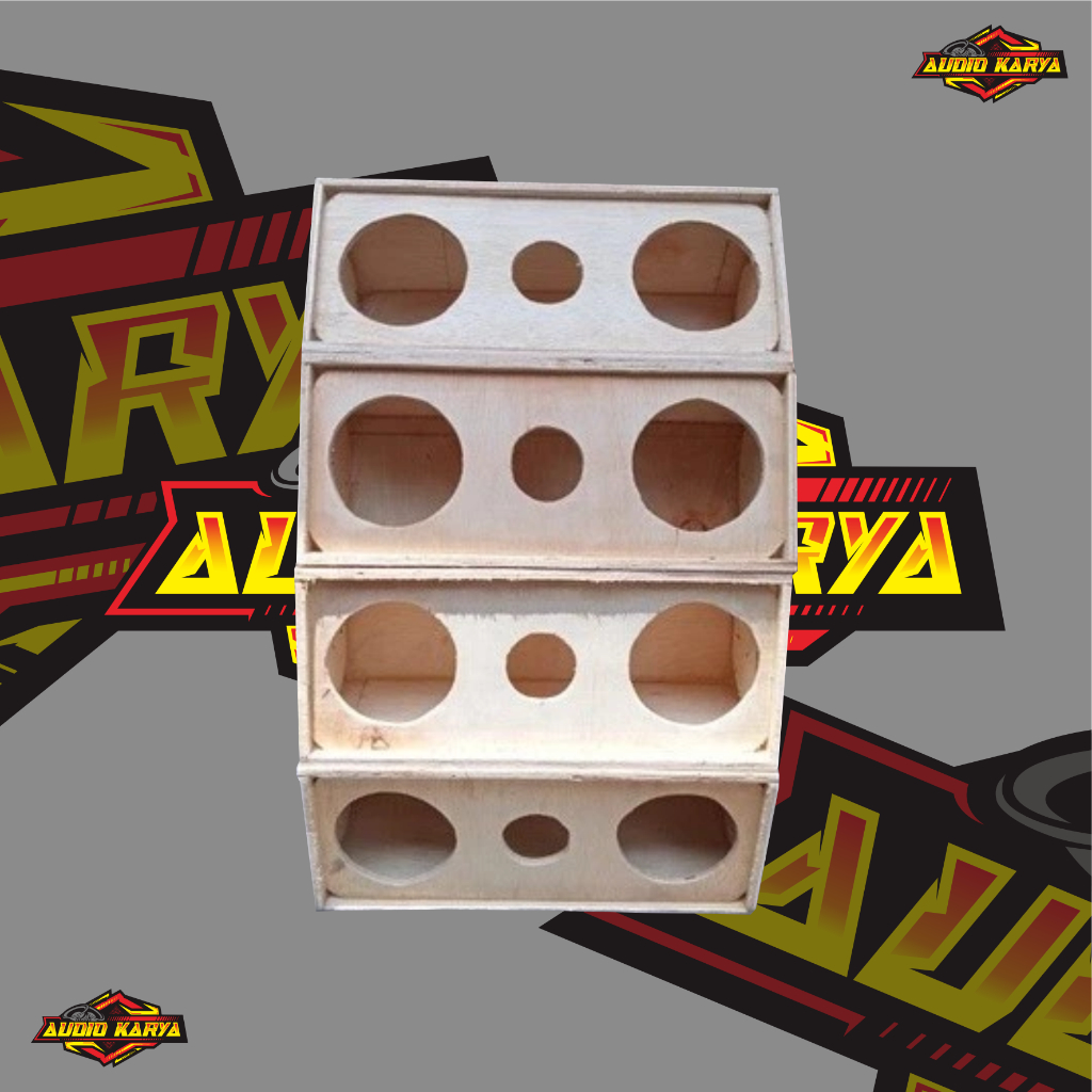 Jual Box speaker 4 inch line array double plus tweeter - Audio Karya ...