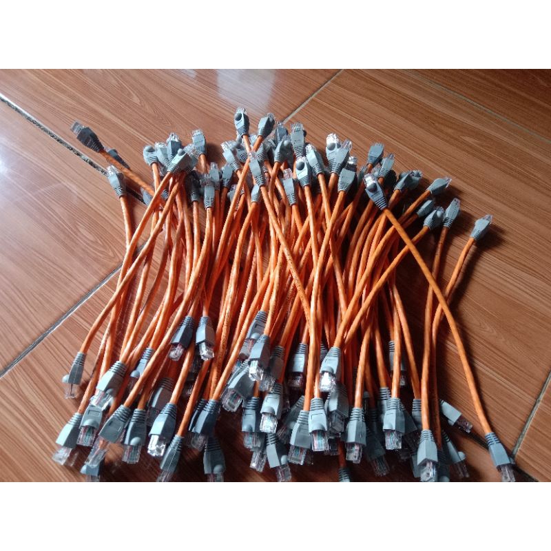 Jual kabel LAN server giga bit Hikvision cat 6 ori 30cm | Shopee Indonesia