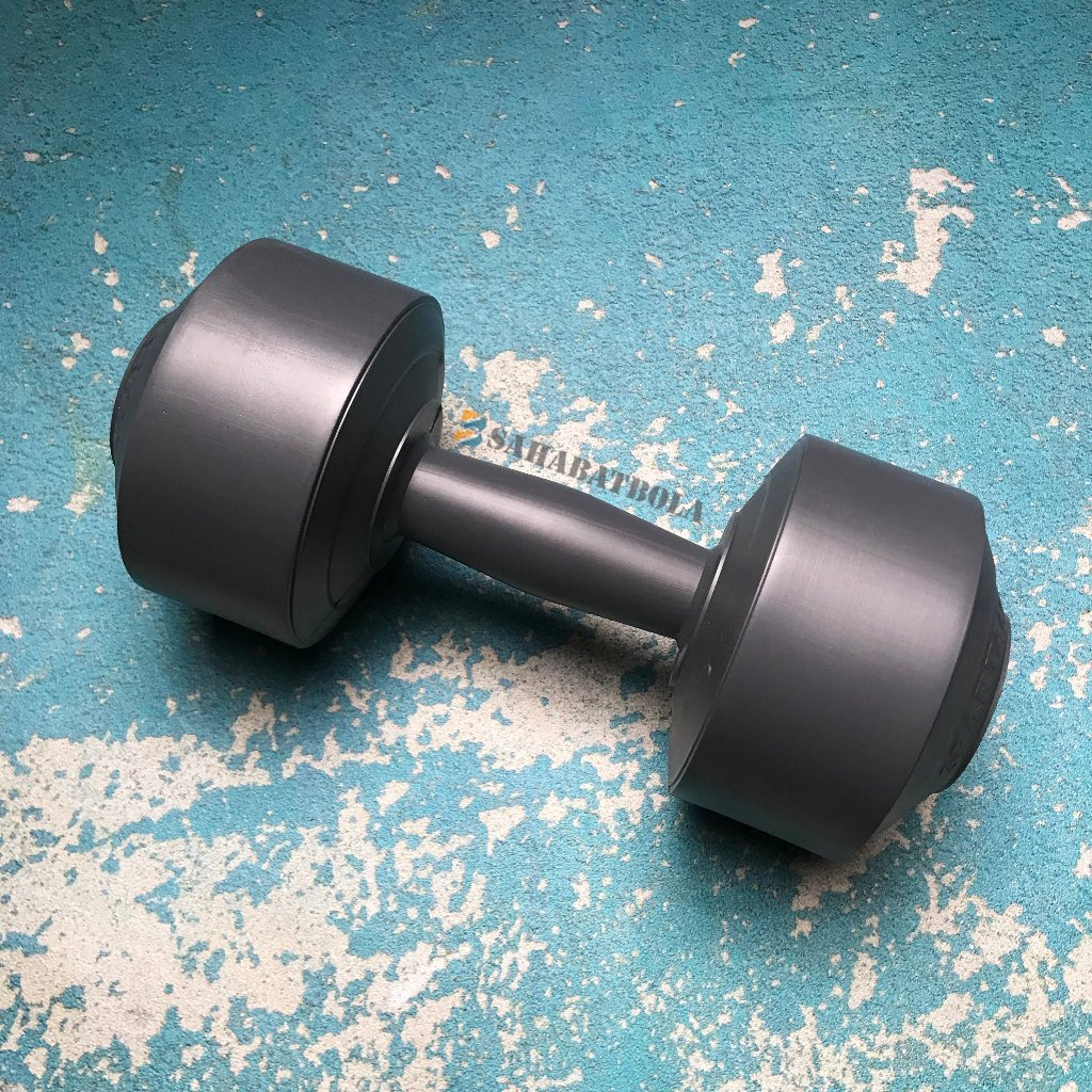 Jual Barbel Dumbell 7 KG Plastik PVC Dumble 7kg Sudah Berisi Siap Pakai ...