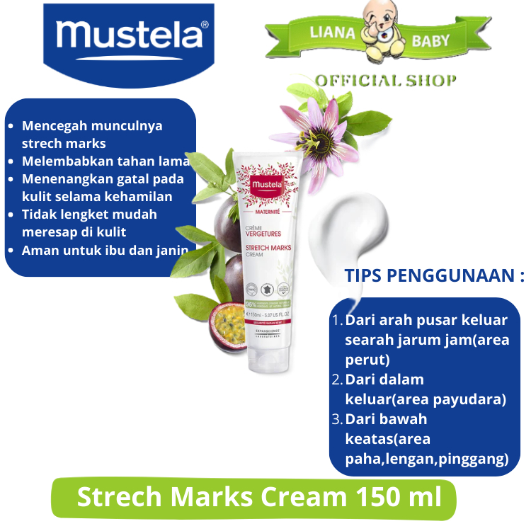 Jual PERA102 MUSTELA STRETCH MARKS CREAM 150ML EXP 2/2026 STRECH