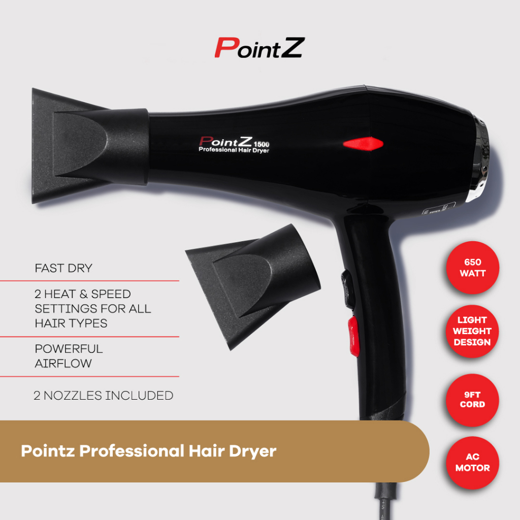Jual Pointz Hair Dryer P-1500 1200W | Shopee Indonesia