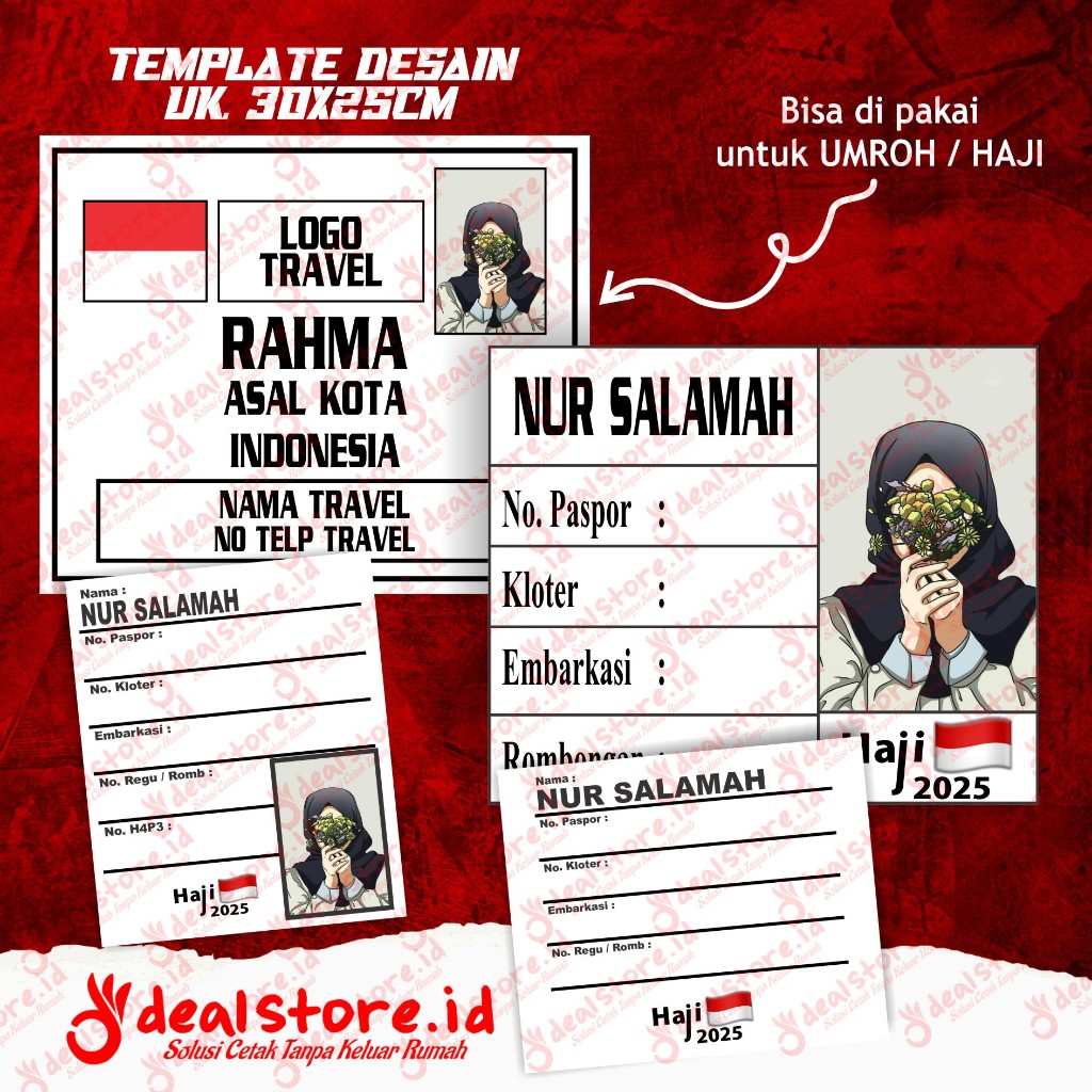 Jual STIKER IDENTITAS KOPER UMROH/HAJI | Shopee Indonesia