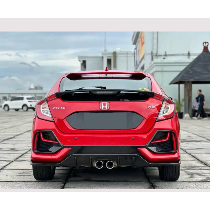 Jual Defuser Honda Civic turbo RS Hatchback FK Diffuser bemper belakang ...