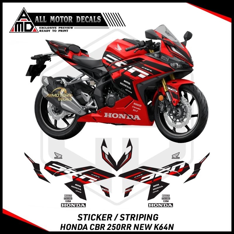 Jual STIKER CBR 250RR NEW 2023 2024 2025 STRIPING HONDA CBR250RR Id 11134207 7rash
