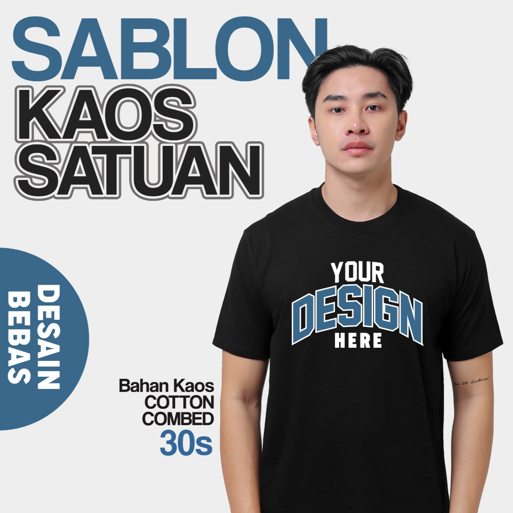 Kaos Custom Cotton T Shirts Wholesale Custom Men′ S Luxury T Shirt