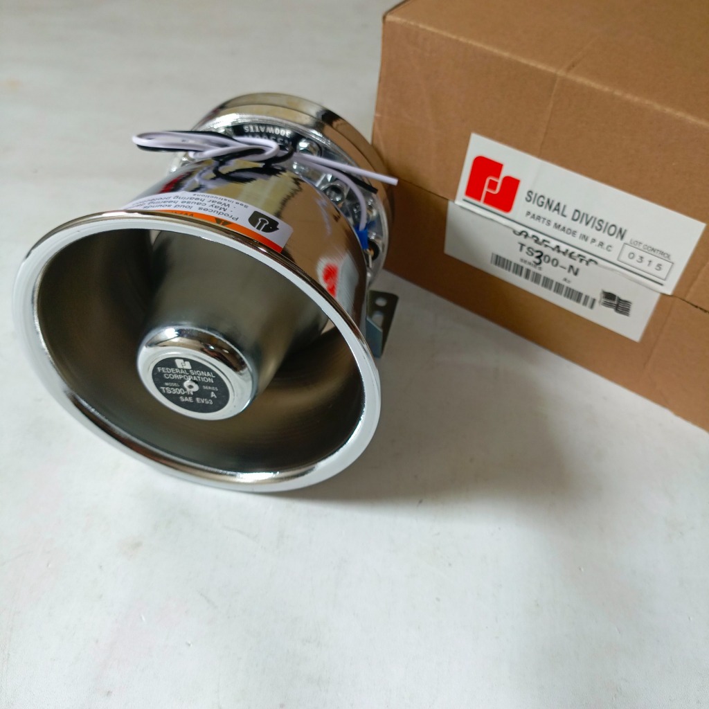 Jual Federal Signal TS300-N speker toa silver chrome 300watt | Shopee ...