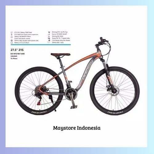 Jual SEPEDA GUNUNG MTB 26 ODESSY TANK88 / SEPEDA GUNUNG ODESSY TANK88 ...