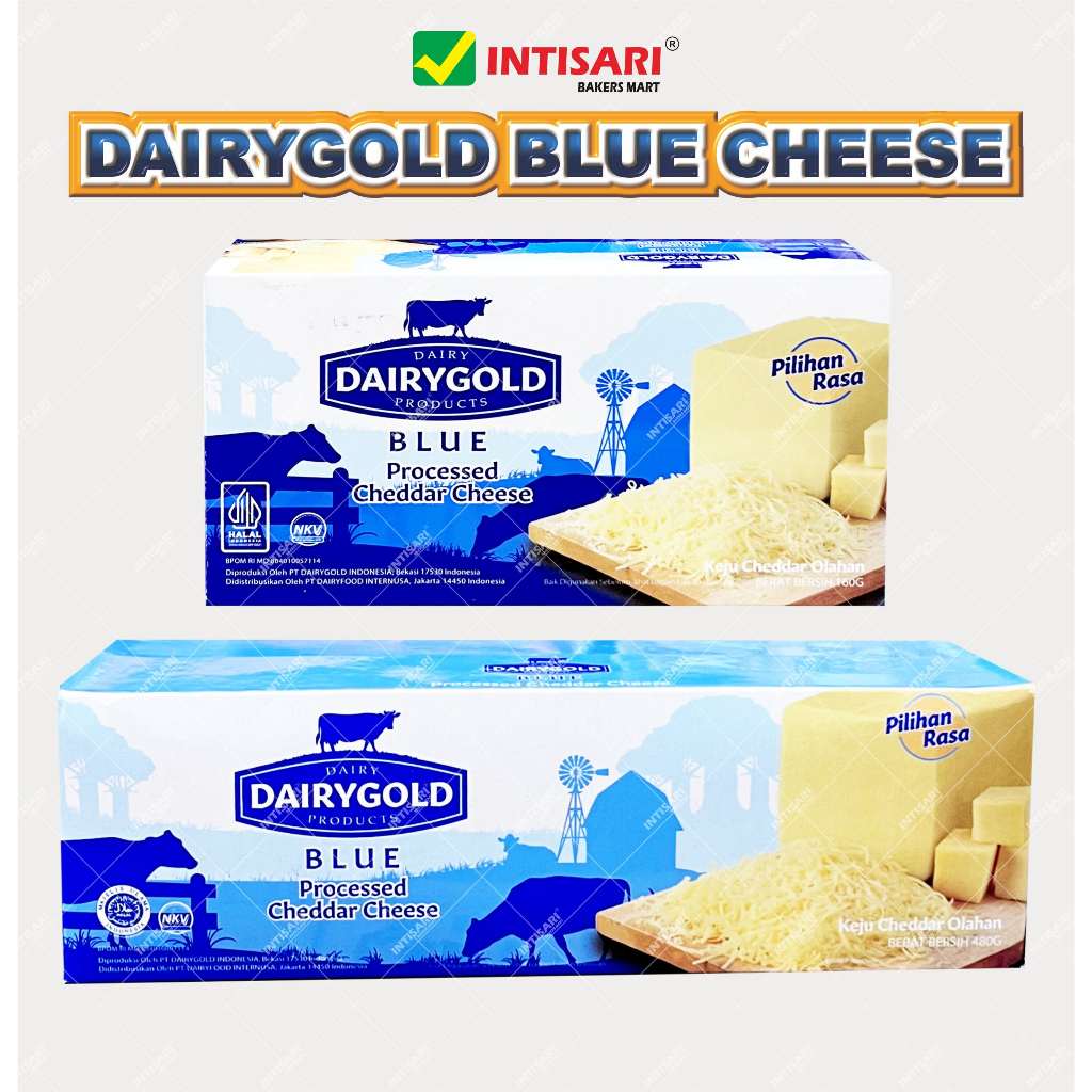 Jual DAIRYGOLD BLUE CHEESE CHEDDAR | Shopee Indonesia