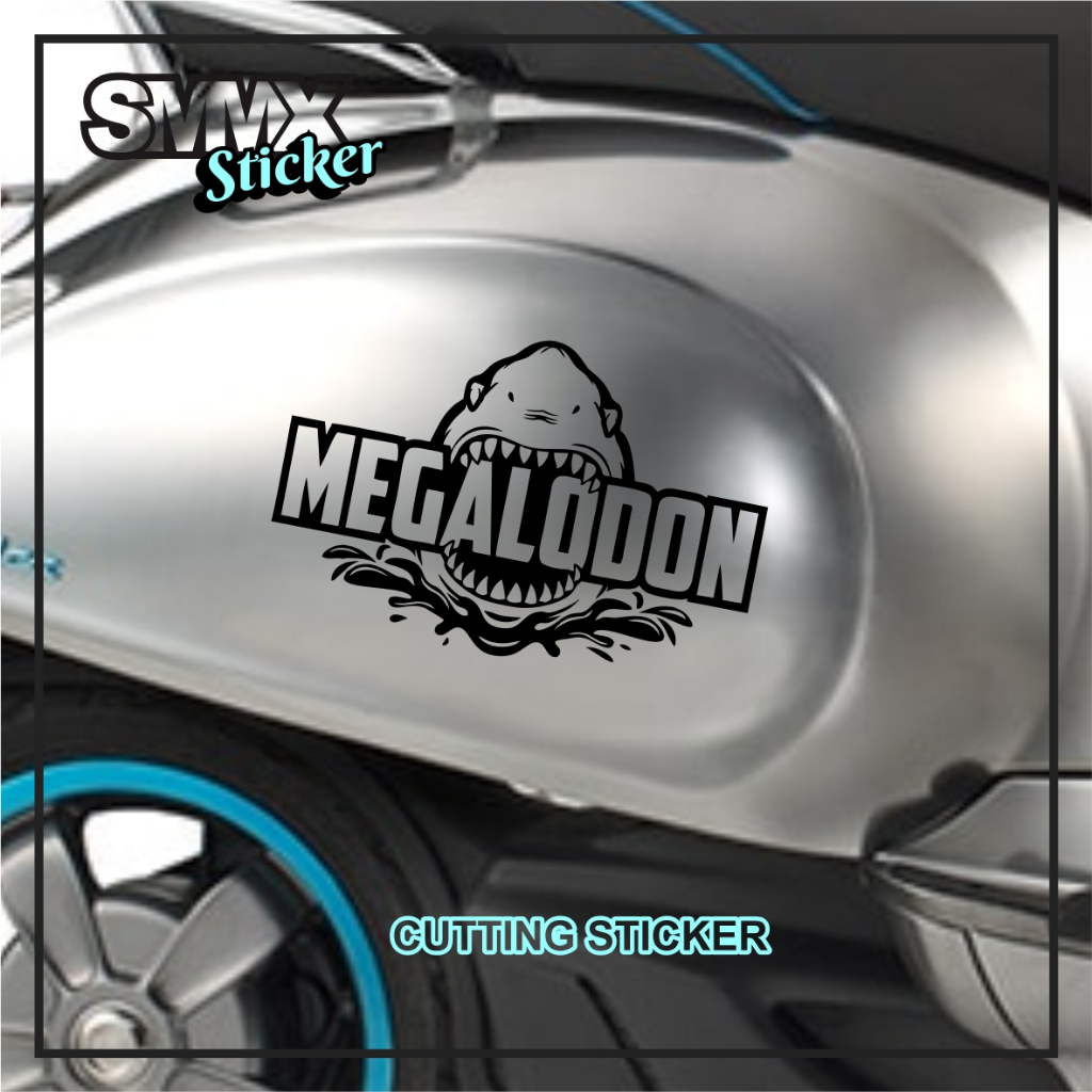 Jual Cutting Sticker Stiker Megalodon | Shopee Indonesia