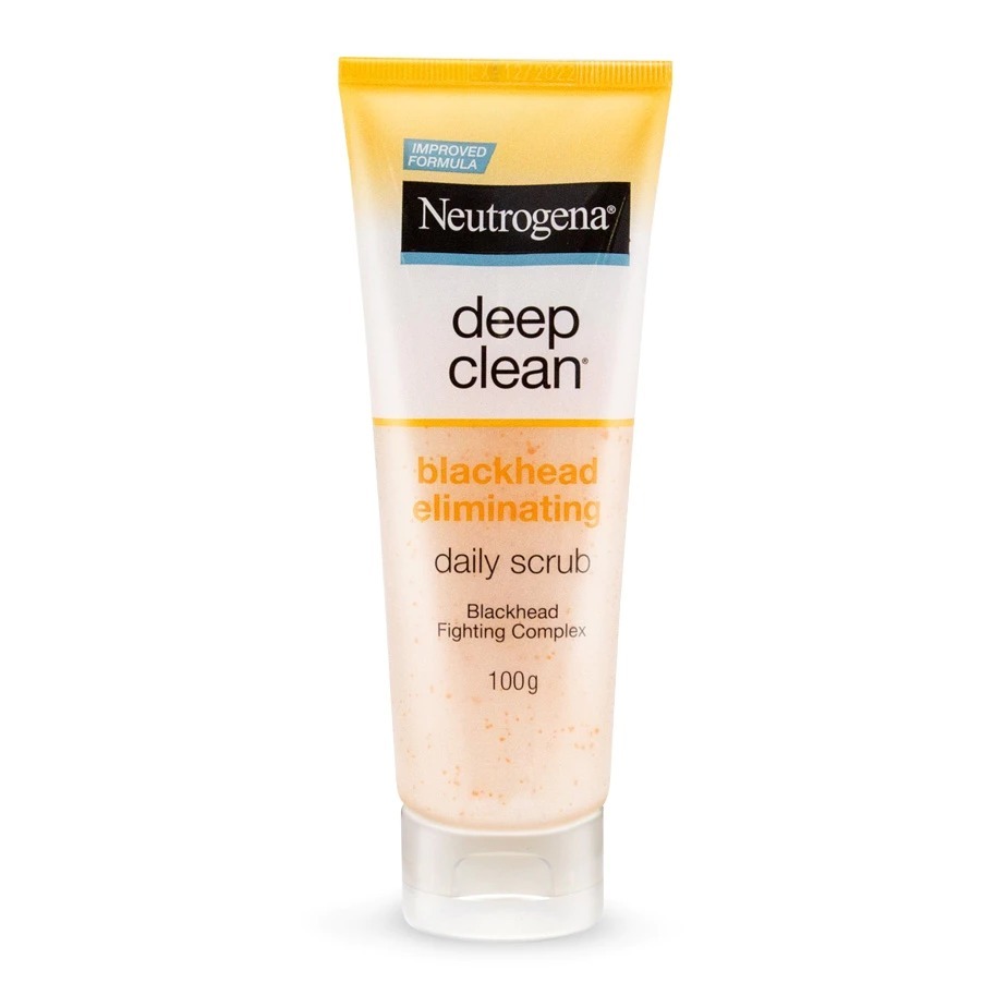 Jual Neutrogena Deep Clean Blackhead Eliminating Daily Scrub 100g ...