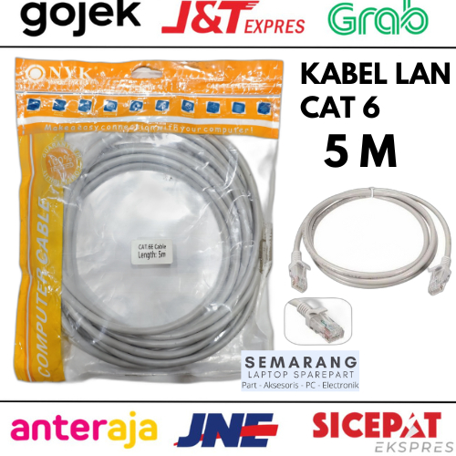 Jual Kabel LAN Cat 6 Cathegory Cable UTP Jaringan Ethernet Internet ...