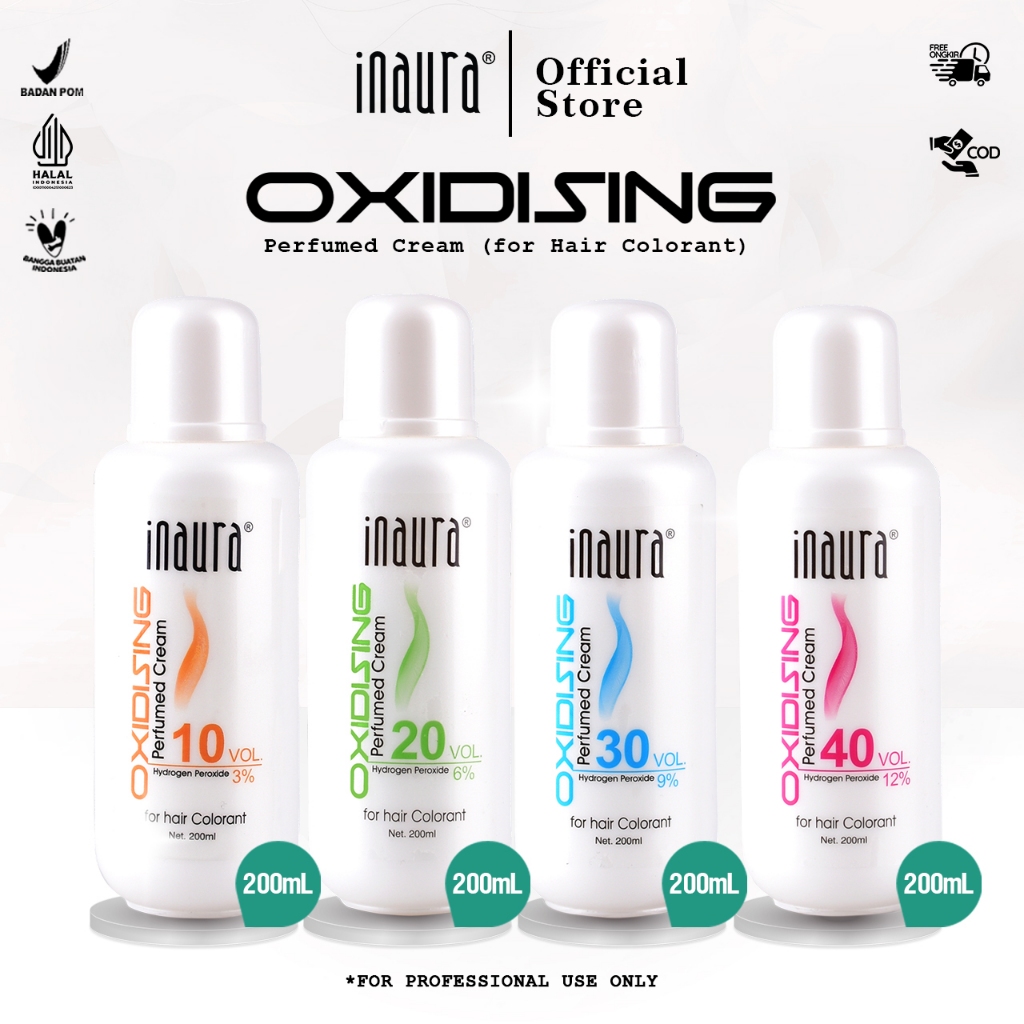 Jual Inaura Oxidising cream developer 200ml series | Shopee Indonesia