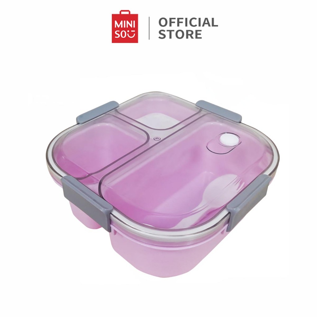 Jual Miniso X Pure Color Series 1.2L Tempat Makan Lunch box Kotak Makan ...