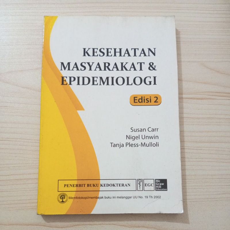 Jual BUKU KESEHATAN MASYARAKAT DAN EPIDEMIOLOGI EDISI 2 | Shopee Indonesia