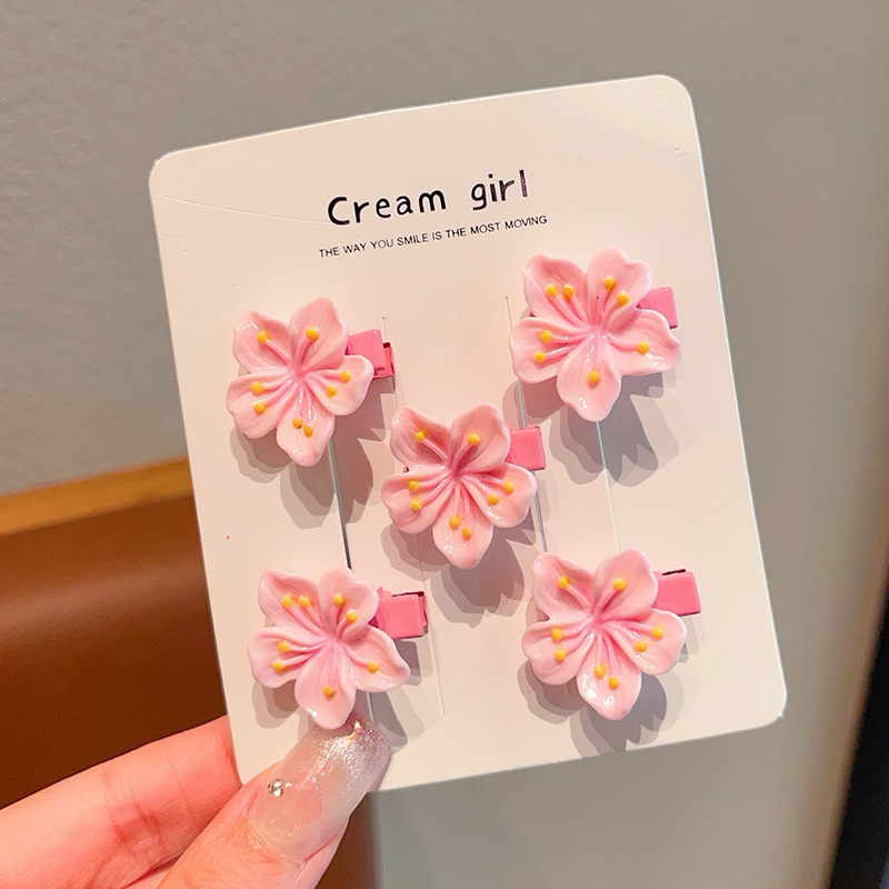 Jual Jepit Rambut Bunga Klip Rambut Sakura Muda Manis Gadis Aksesoris ...