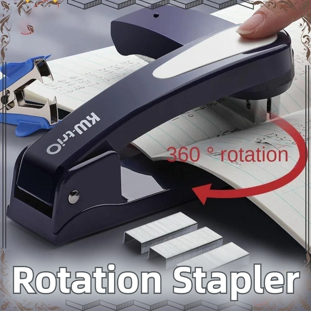 Jual Triple Stapler stepler rotatable/ Staples kantor/ Staples meja ...