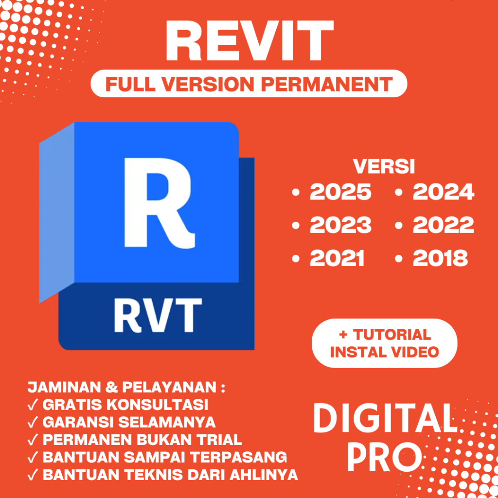 Jual REVIT 2025 2024 2023 2022 2021 2018 PERMANEN WIN | Shopee Indonesia