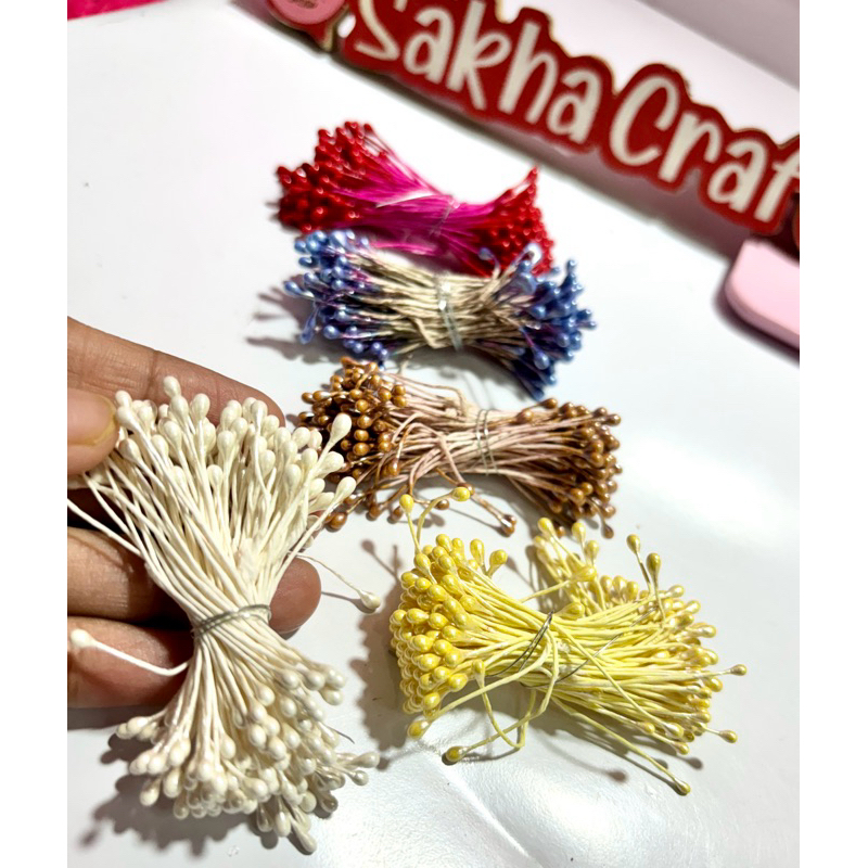 Jual PUTIK BUNGA Pentul Per Ikat / Warna (Bahan Craft Medan) | Shopee ...
